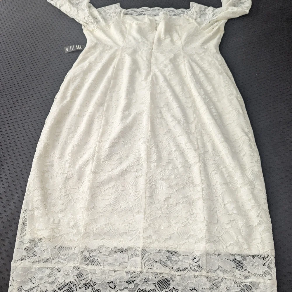 Bodycon White Dress Torrid - Picture 11 of 13